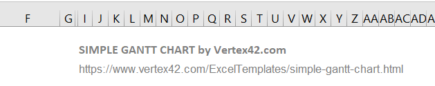 Simple Gantt Chart By Vertex42 Com